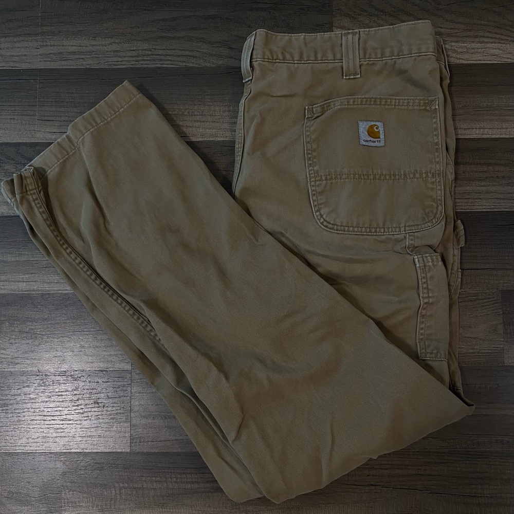 Carhartt y2k tan cargo carpenter pants